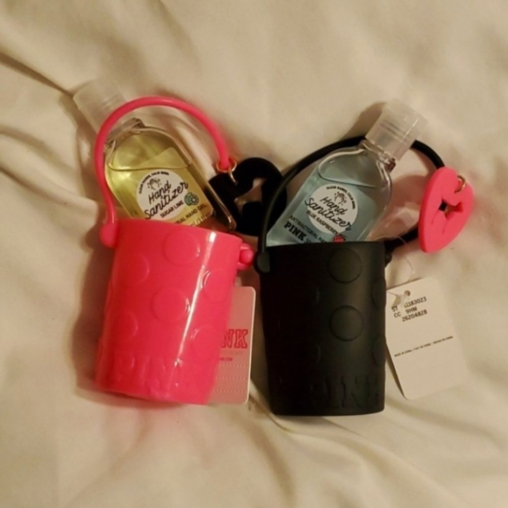 Victoria Secret sanitizer holder Set